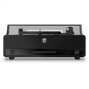 Philips Century The Stevie, juodas - Plokštelių grotuvas