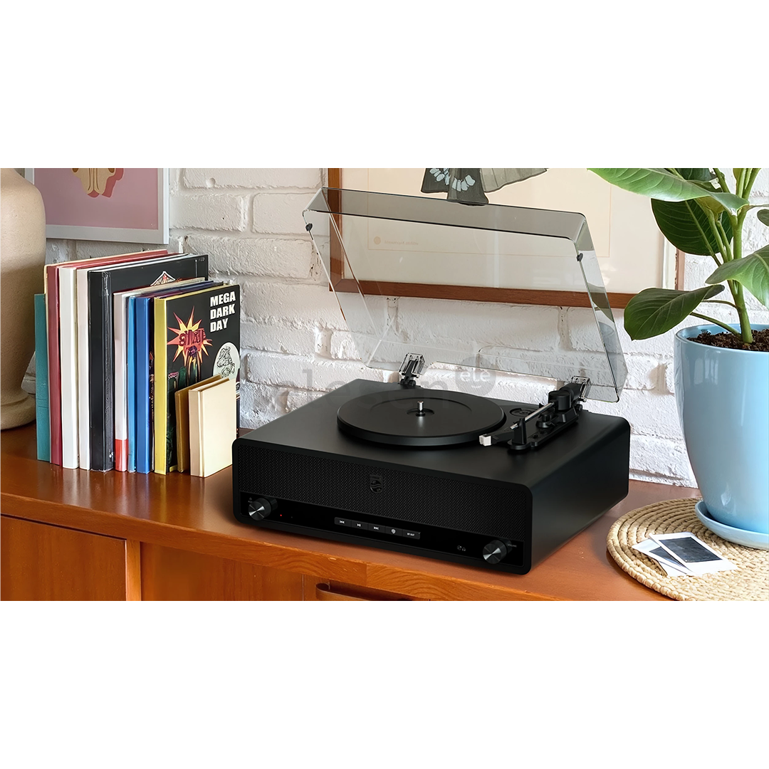 Philips Century The Stevie, черный - Виниловый проигрыватель
