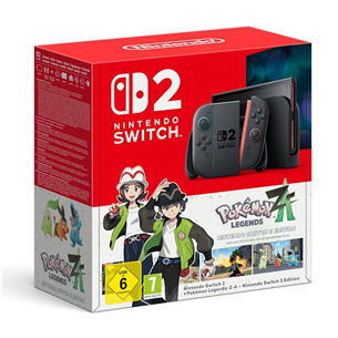 Nintendo Switch 2 Pokemon Legends: Z-A Bundle, черный - Комплект с игровой консолью 045496337254