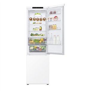 LG, NoFrost, 387 L, aukštis 203 cm, baltas - Šaldytuvas