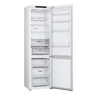 LG, NoFrost, 387 L, aukštis 203 cm, baltas - Šaldytuvas