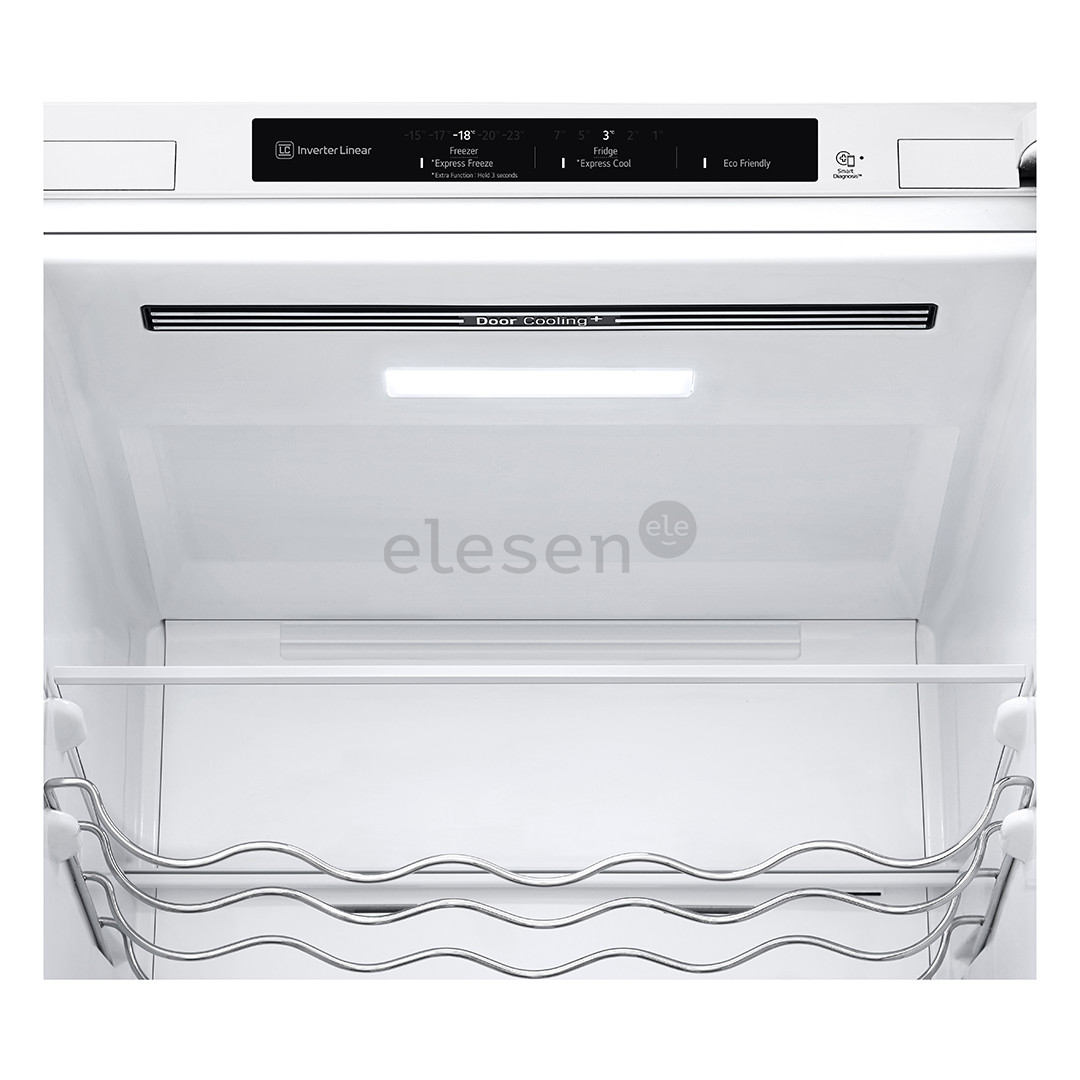 LG, NoFrost, 387 L, aukštis 203 cm, baltas - Šaldytuvas