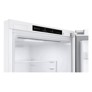 LG, NoFrost, 387 L, aukštis 203 cm, baltas - Šaldytuvas