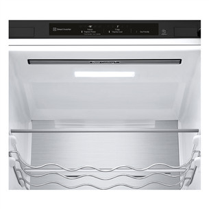 LG, NoFrost, 387 L, aukštis 203 cm, juodas - Šaldytuvas