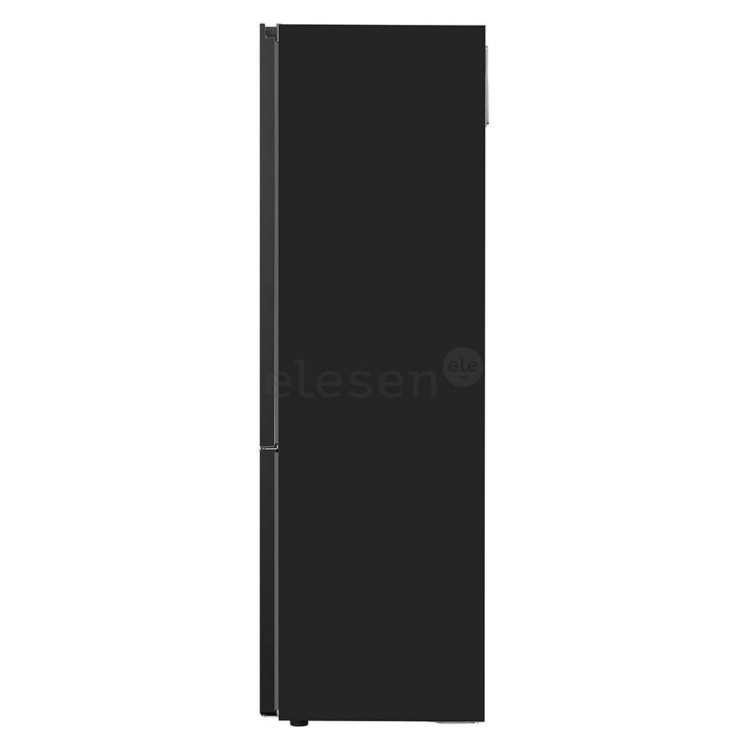 LG, NoFrost, 387 L, aukštis 203 cm, juodas - Šaldytuvas