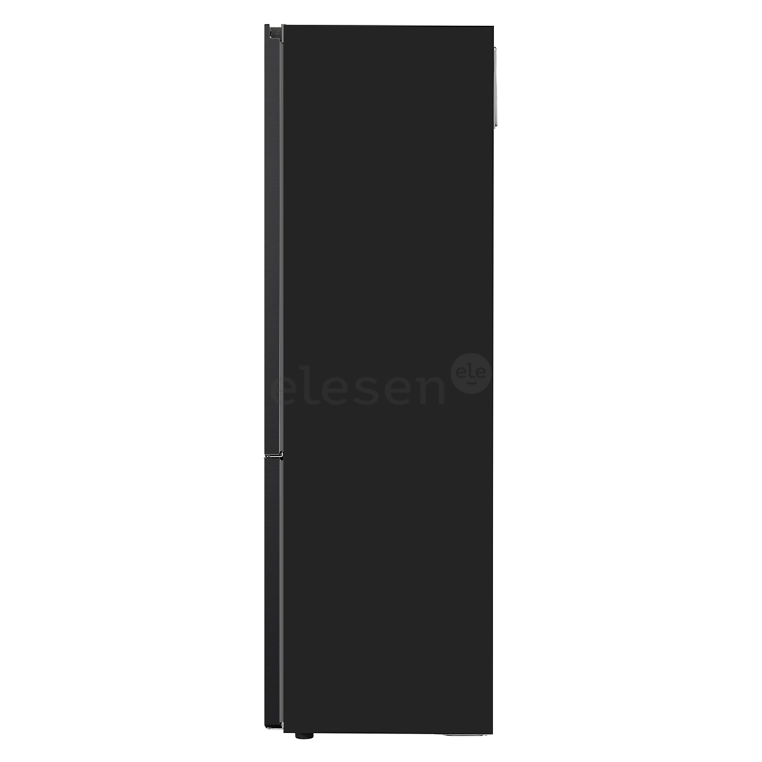 LG, NoFrost, 387 л, высота 203 см, черный - Холодильник
