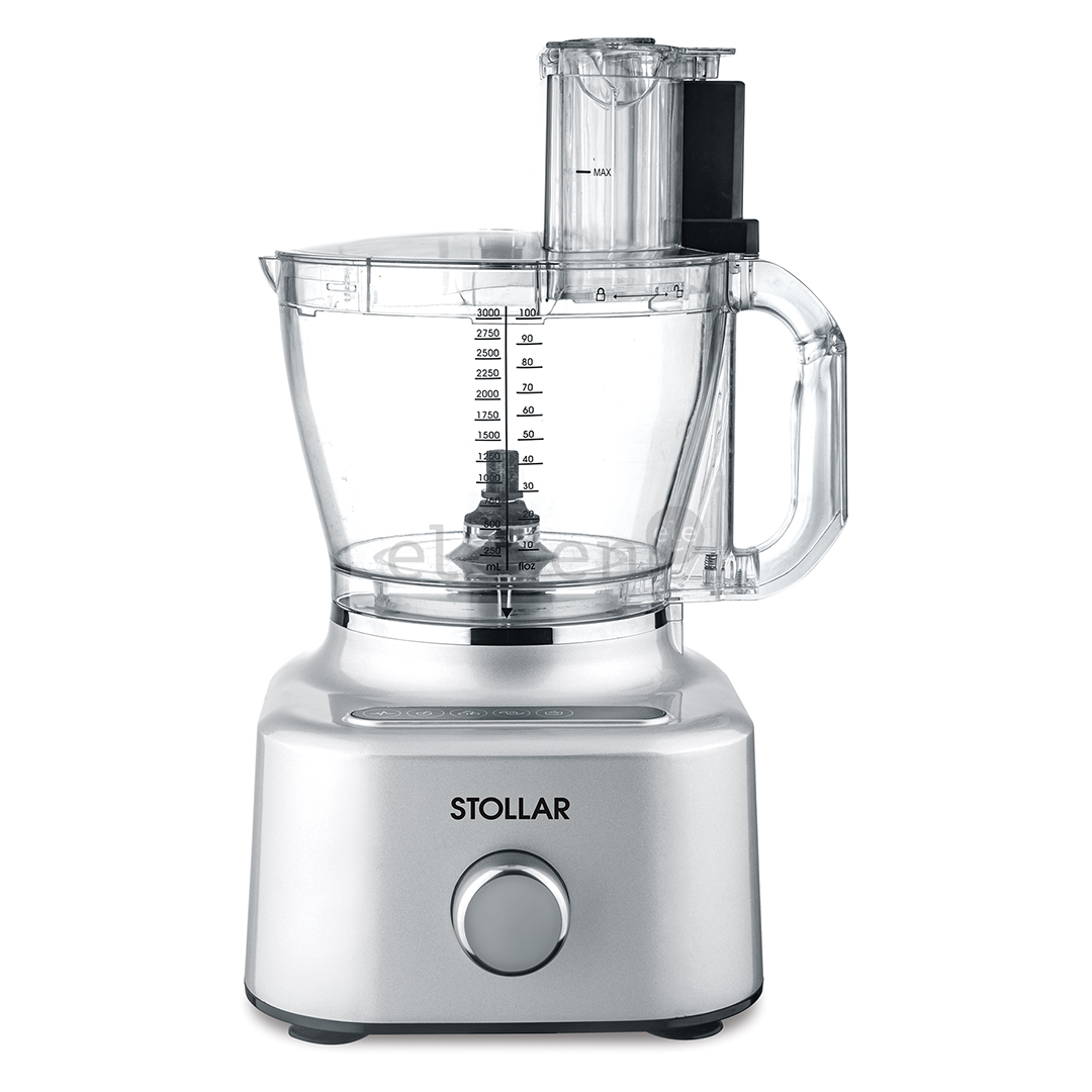 Stollar the Multi Food Processor, 1300 W, sidabro spalvos - Virtuvinis kombainas
