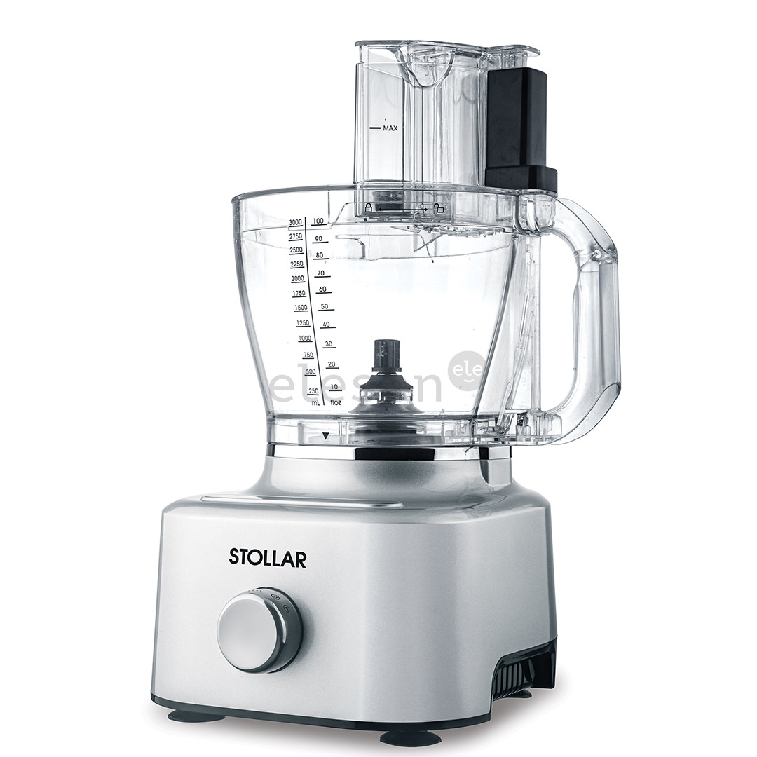 Stollar the Multi Food Processor, 1300 W, sidabro spalvos - Virtuvinis kombainas