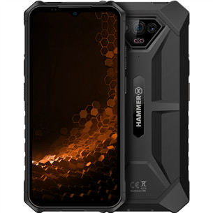 HAMMER Iron V, 6GB, 64GB, black - Smartphone TEL000912
