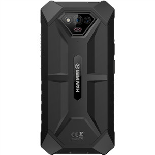 HAMMER Iron V, 6GB, 64GB, juodas - Išmanusis telefonas