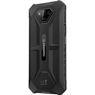 HAMMER Iron V, 6GB, 64GB, juodas - Išmanusis telefonas