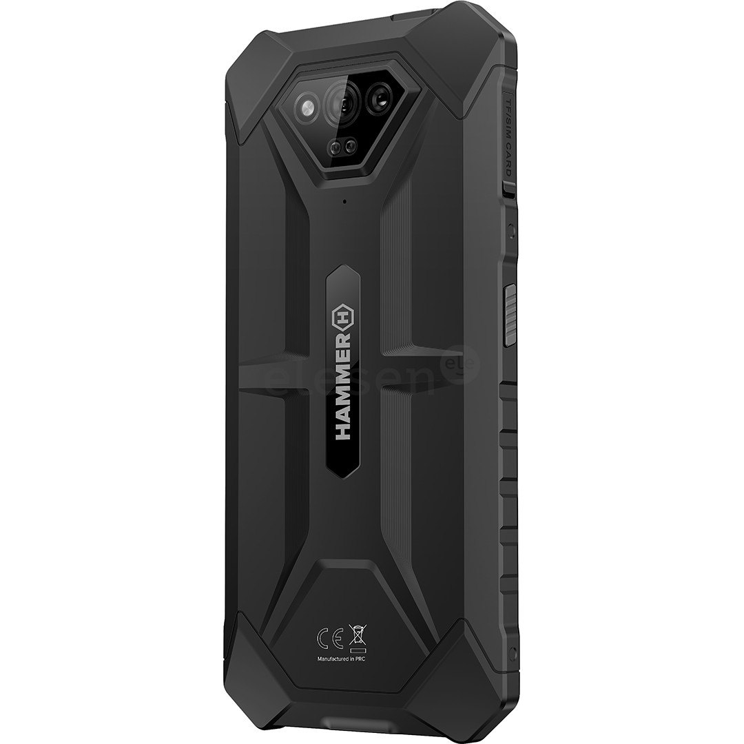 HAMMER Iron V, 6GB, 64GB, juodas - Išmanusis telefonas