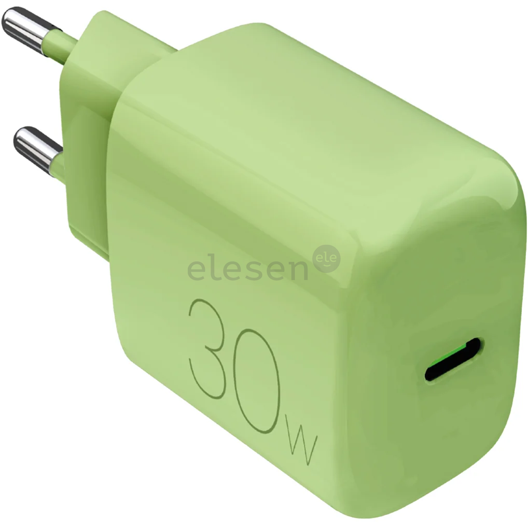 Puro DAILY 1, USB-C, 30 W, salted lime - Power adapter