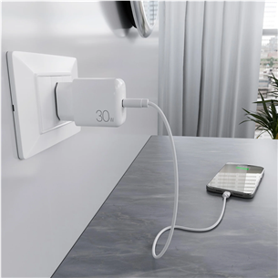 Puro DAILY 1, USB-C, 30 Вт, белый - Зарядное устройство