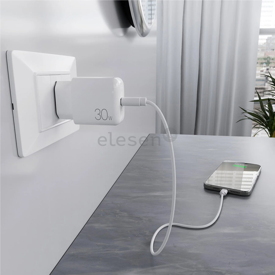 Puro DAILY 1, USB-C, 30 Вт, белый - Зарядное устройство