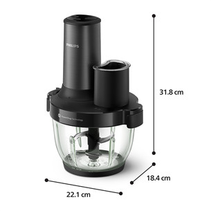 Philips Chopper series 5000, 650 W, juodas - Smulkintuvas