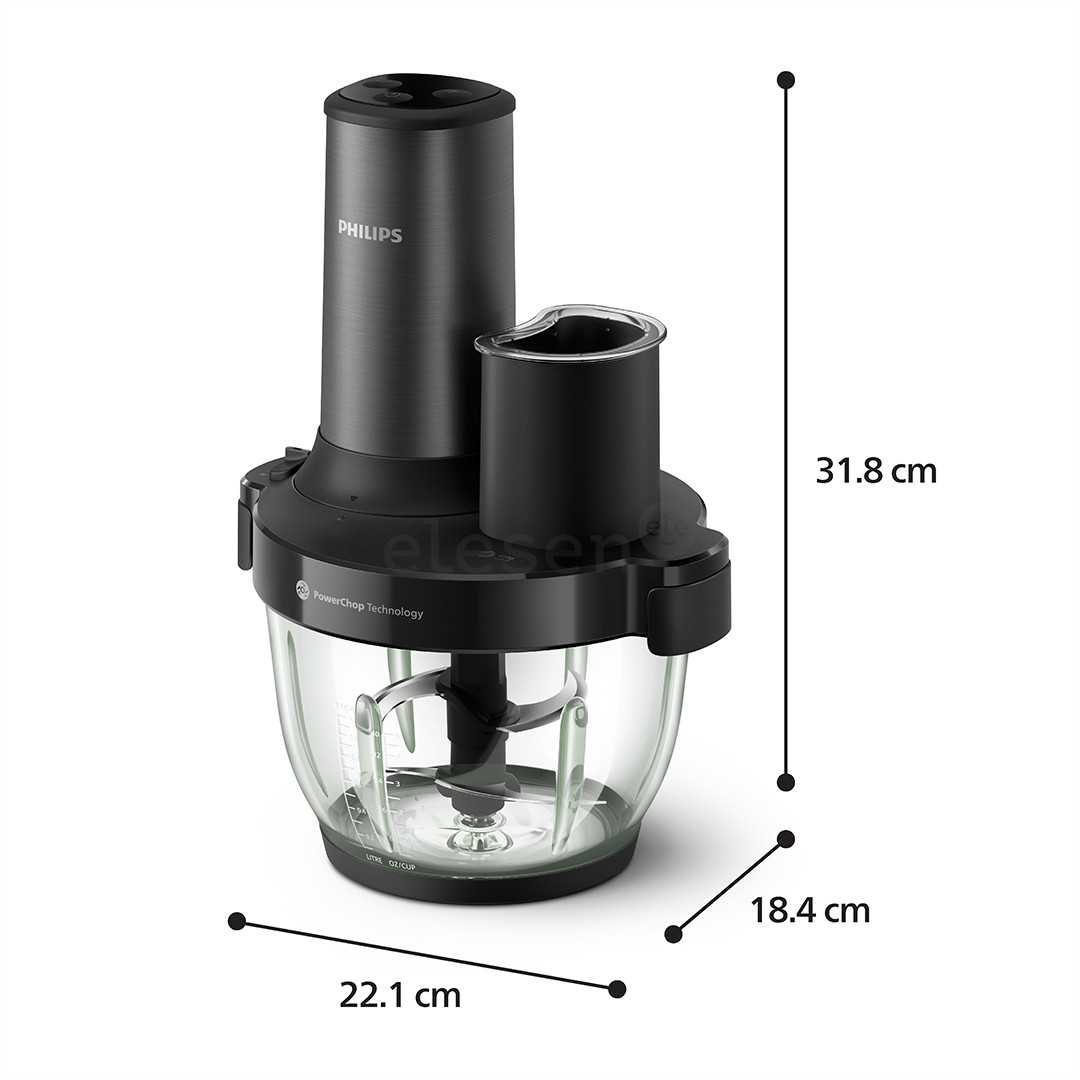 Philips Chopper series 5000, 650 W, juodas - Smulkintuvas