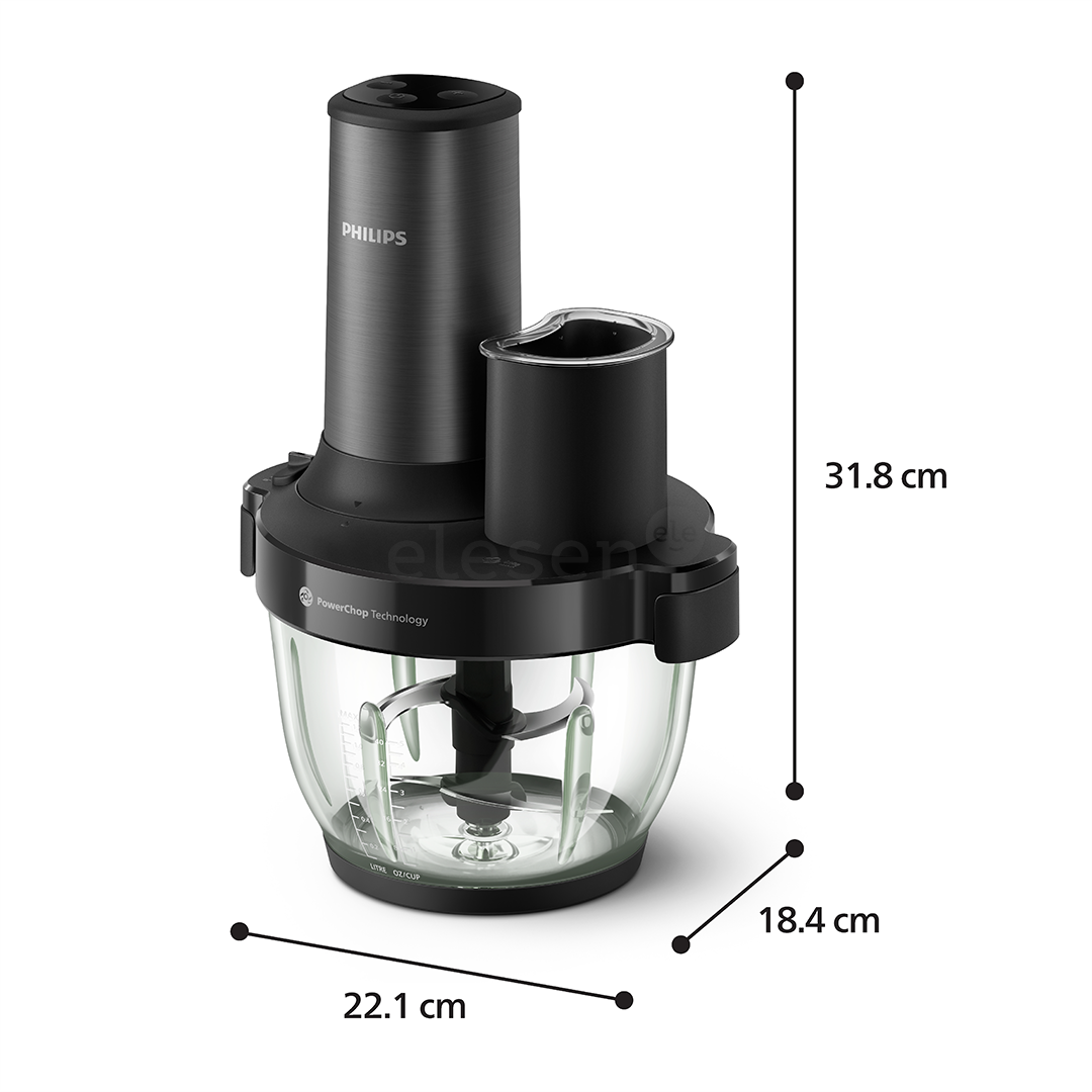 Philips Chopper Series 5000, 650 Вт, черный - Измельчитель