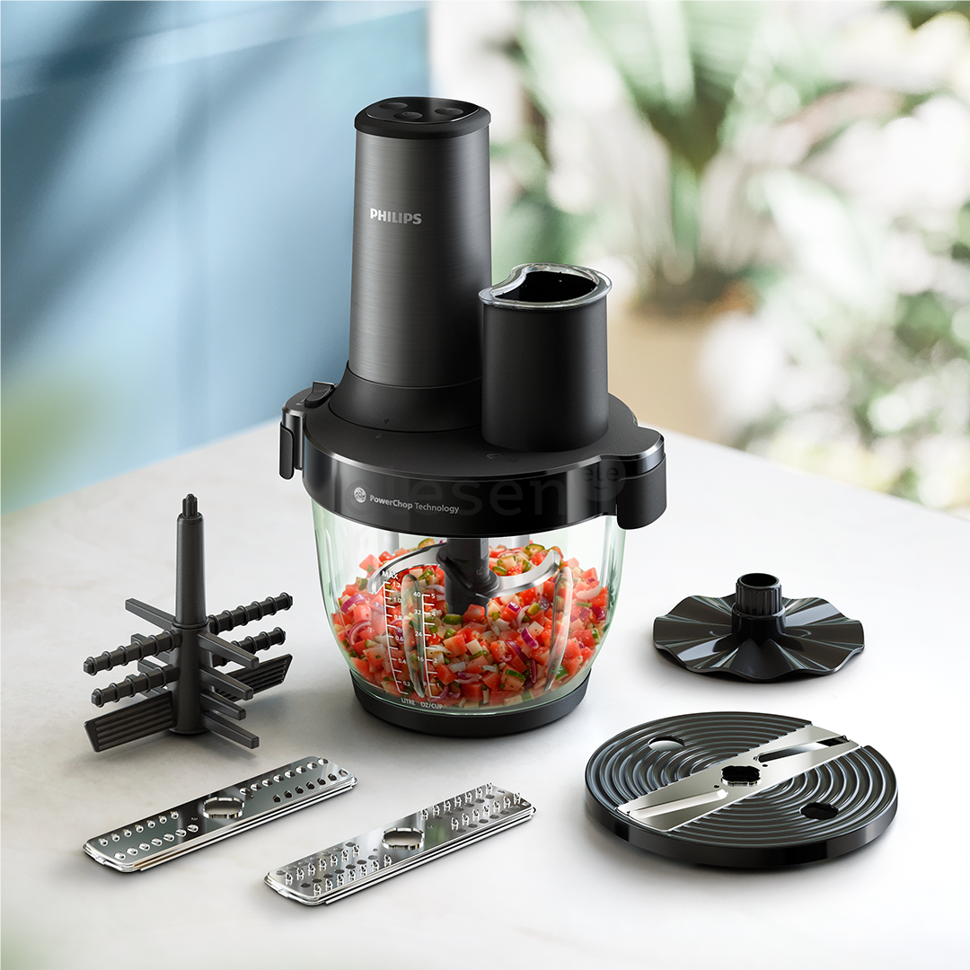 Philips Chopper Series 5000, 650 Вт, черный - Измельчитель