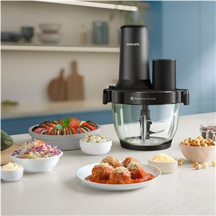 Philips Chopper Series 5000, 650 Вт, черный - Измельчитель