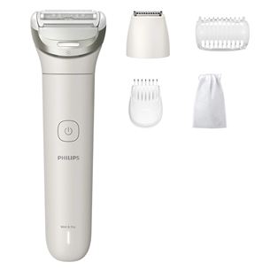 Philips Series 8000, Wet & Dry, beige - Lady shaver BRL147/00