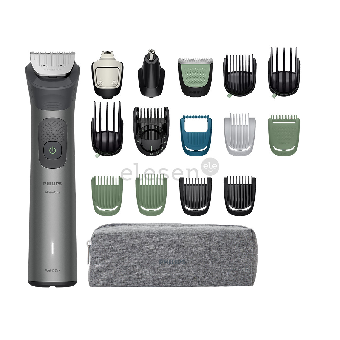 Philips All-in-One Trimmer 7000 Series, 17 в 1, серый - Мультитриммер