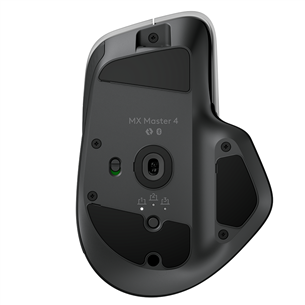 Logitech MX Master 4, tamsiai pilka - Belaidė pelė