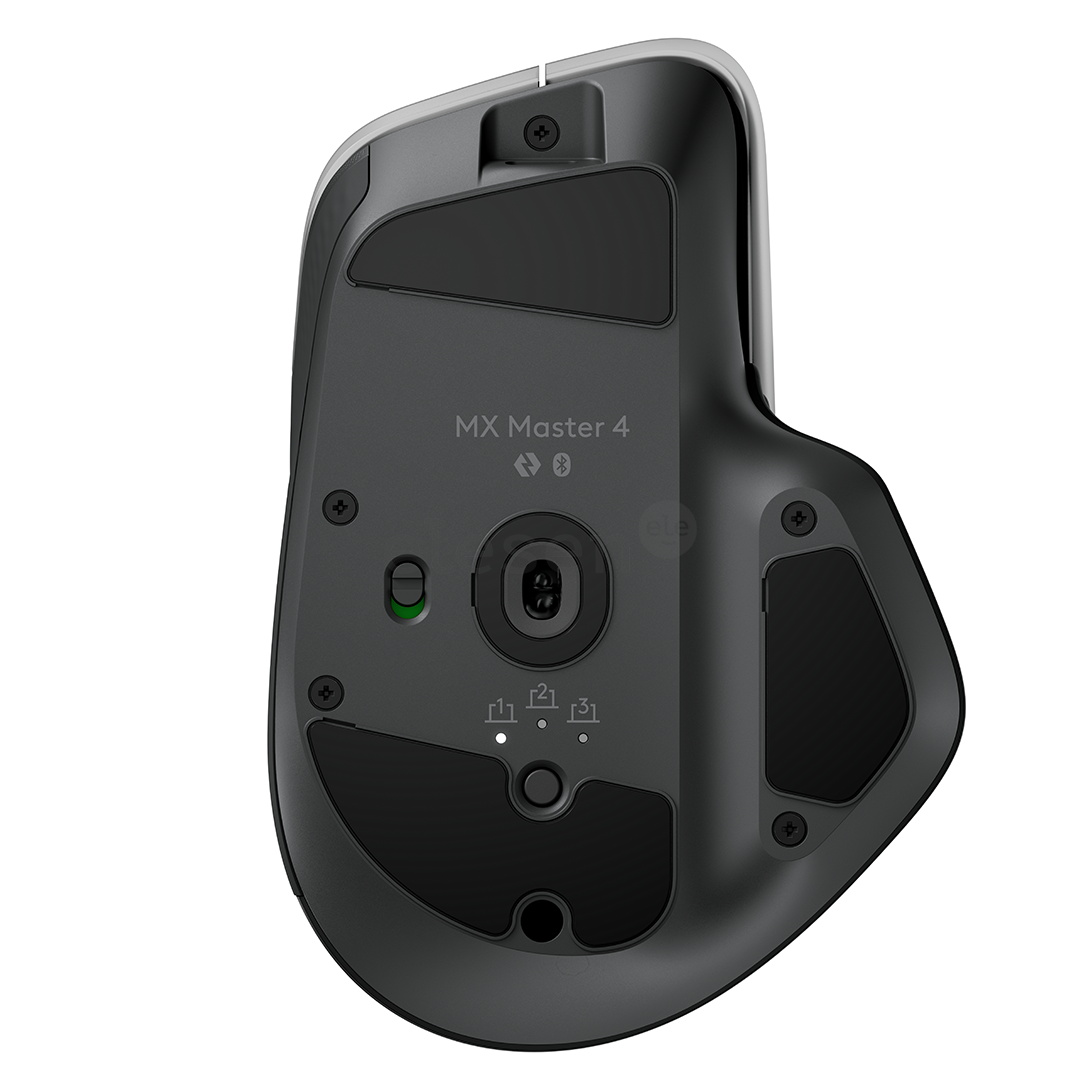 Logitech MX Master 4, tamsiai pilka - Belaidė pelė
