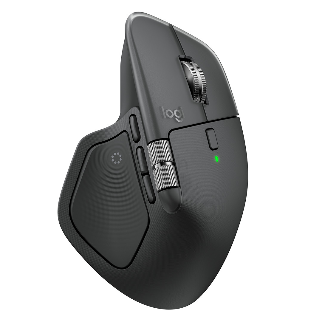 Logitech MX Master 4, tamsiai pilka - Belaidė pelė
