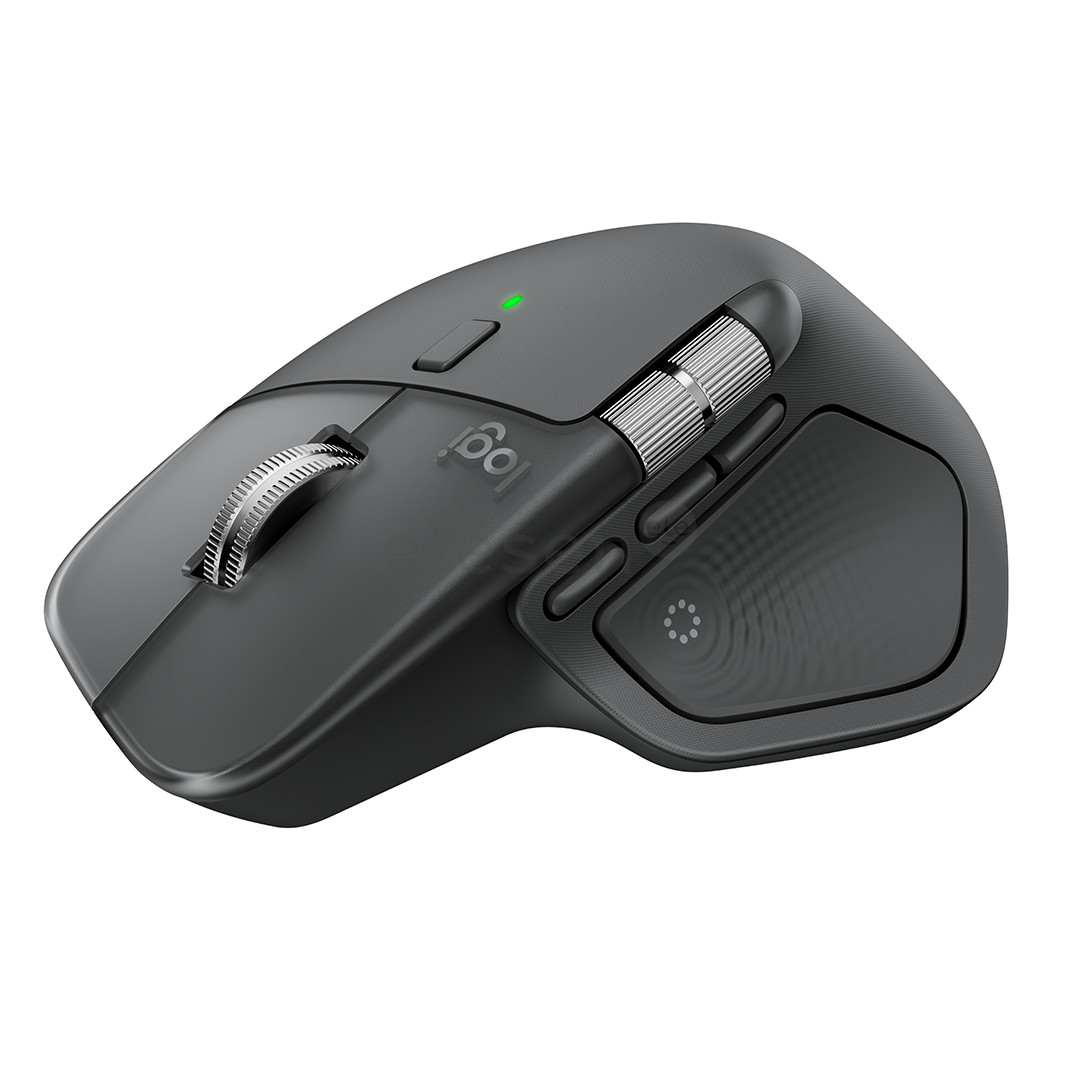 Logitech MX Master 4, tamsiai pilka - Belaidė pelė