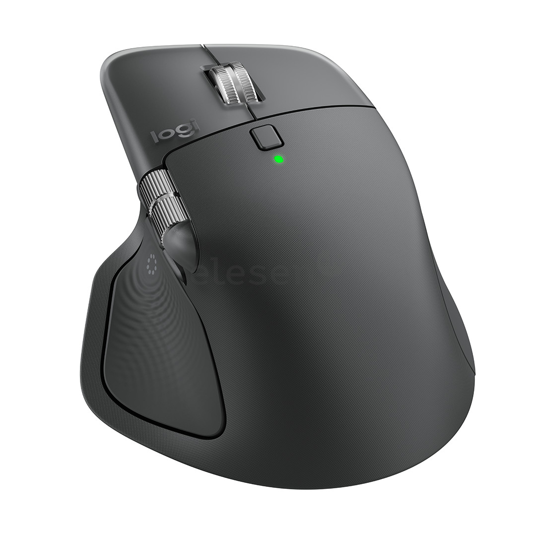 Logitech MX Master 4, tamsiai pilka - Belaidė pelė
