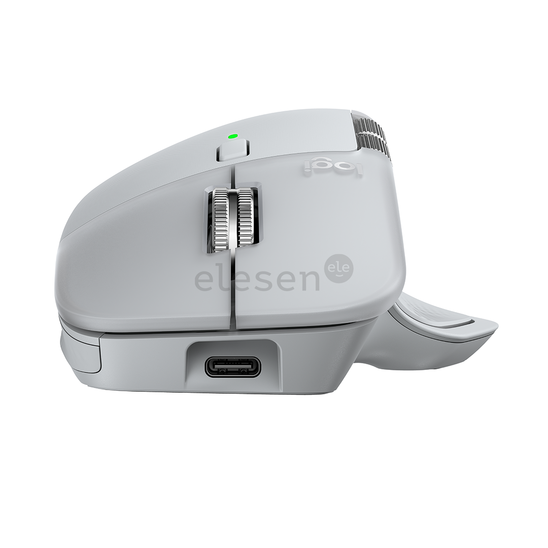 Logitech MX Master 4, šviesiai pilka - Belaidė pelė