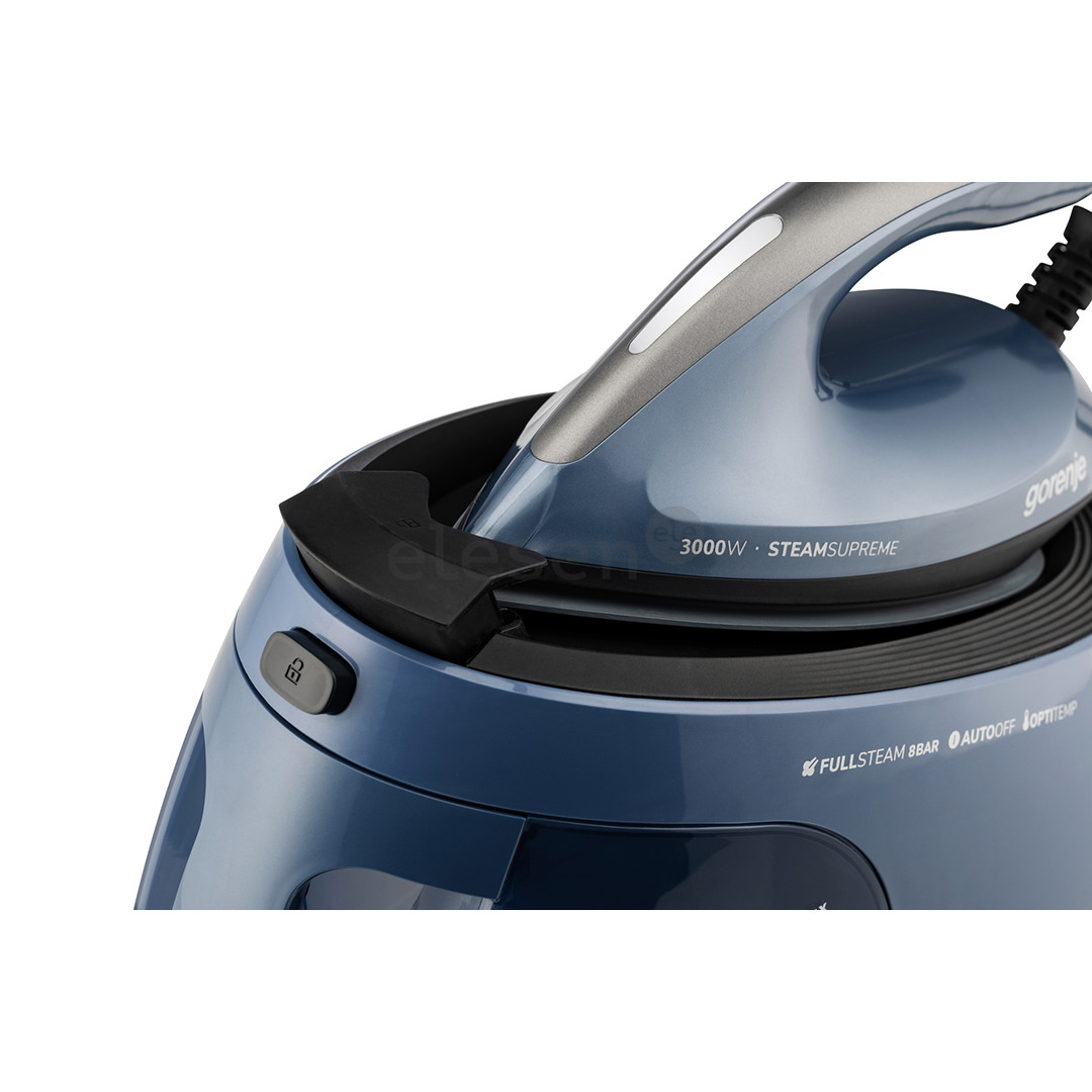 Gorenje, 3000 W, mėlyna - Lyginimo sistema