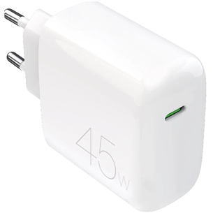 Puro Pro Lite, USB-C, 45 Вт, белый - Зарядное устройство PUTCUSBC45WDYWHI