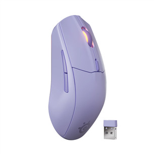 Steelseries Rival 3 Wireless Gen 2, violetinė - Belaidė pelė