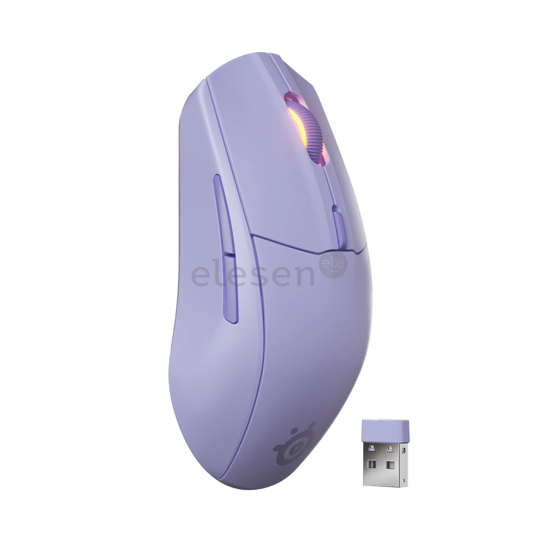 Steelseries Rival 3 Wireless Gen 2, violetinė - Belaidė pelė
