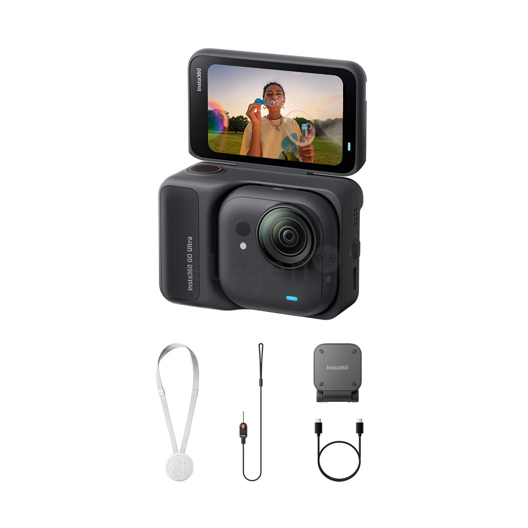 Insta360 GO Ultra Standard Bundle, juoda - Veiksmo kamera