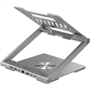 Canyon OnStand 2, Hub, 360°, pilkas - Nešiojamojo kompiuterio stovas