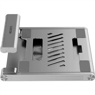 Canyon OnStand 2, Hub, 360°, pilkas - Nešiojamojo kompiuterio stovas