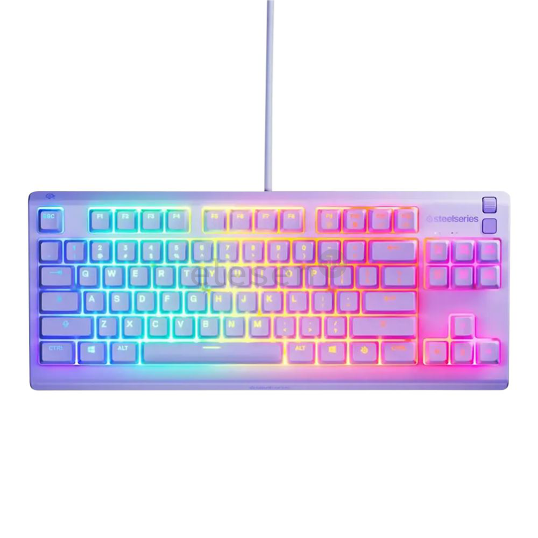 SteelSeries Apex 3 TKL, SWE, violetinė - Klaviatūra