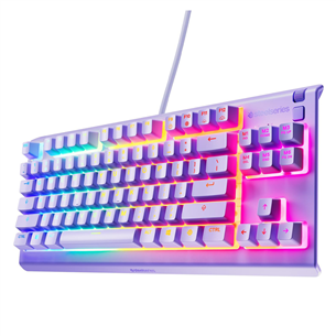 SteelSeries Apex 3 TKL, SWE, violetinė - Klaviatūra