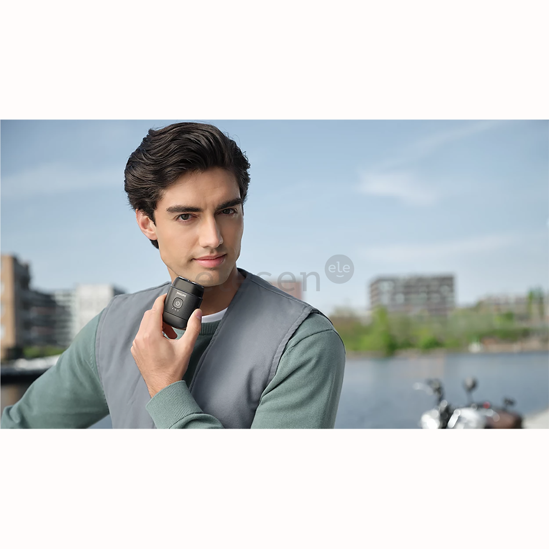 Philips Shaver 500 Series, juoda - Barzdaskutė