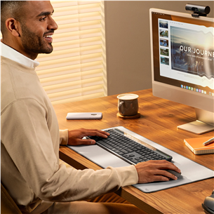 Logitech Signature Slim Solar+ K980, SWE, черный - Беспроводная клавиатура