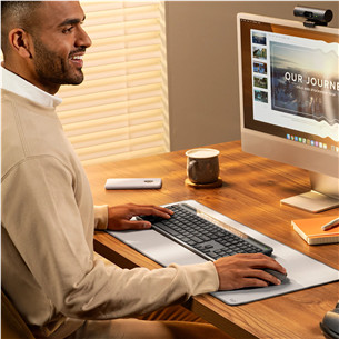 Logitech Signature Slim Solar+ K980, US, черный - Беспроводная клавиатура