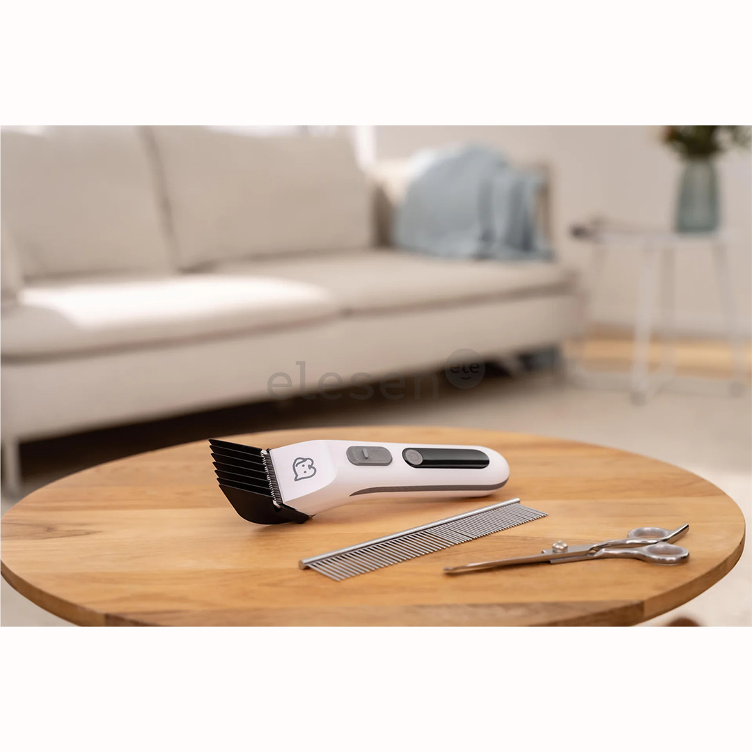 Beurer PP 110 „Fluffy“, balta - Gyvūnų plaukų kirpimo mašinėlė