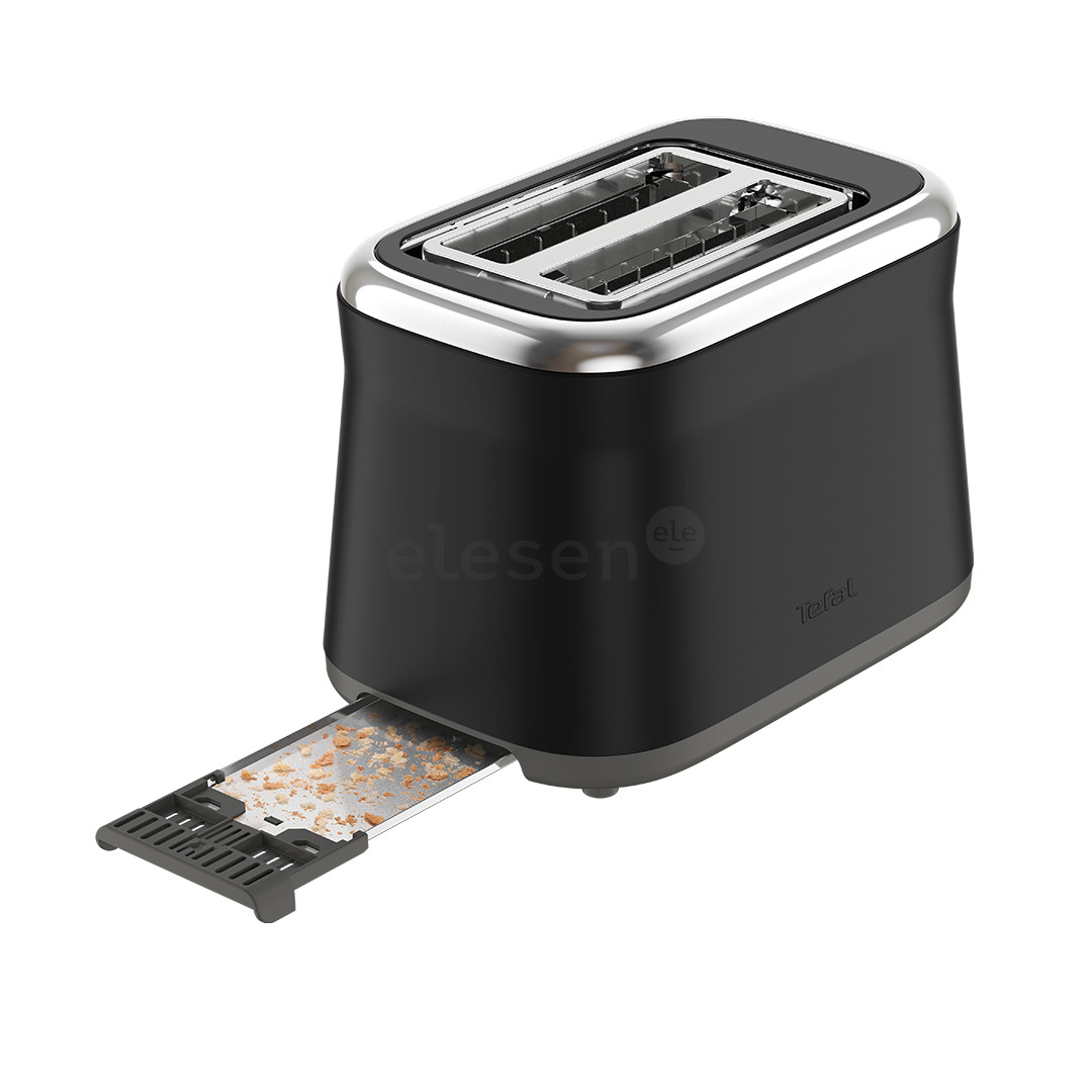 Tefal Collection, Retro, 850 W, black - Toaster