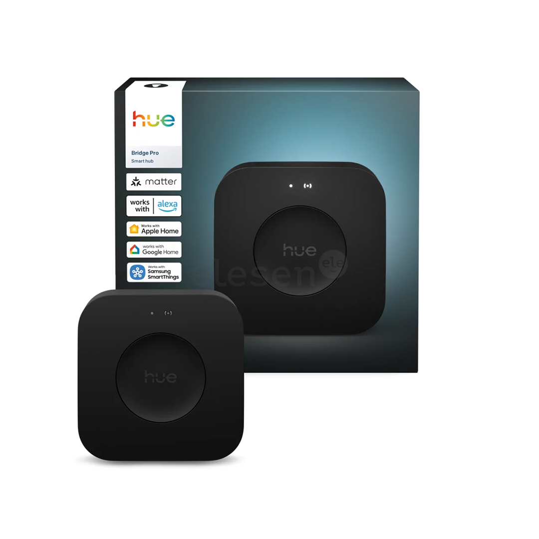 Philips Hue Bridge Pro, juodas - Išmaniųjų namų valdiklis