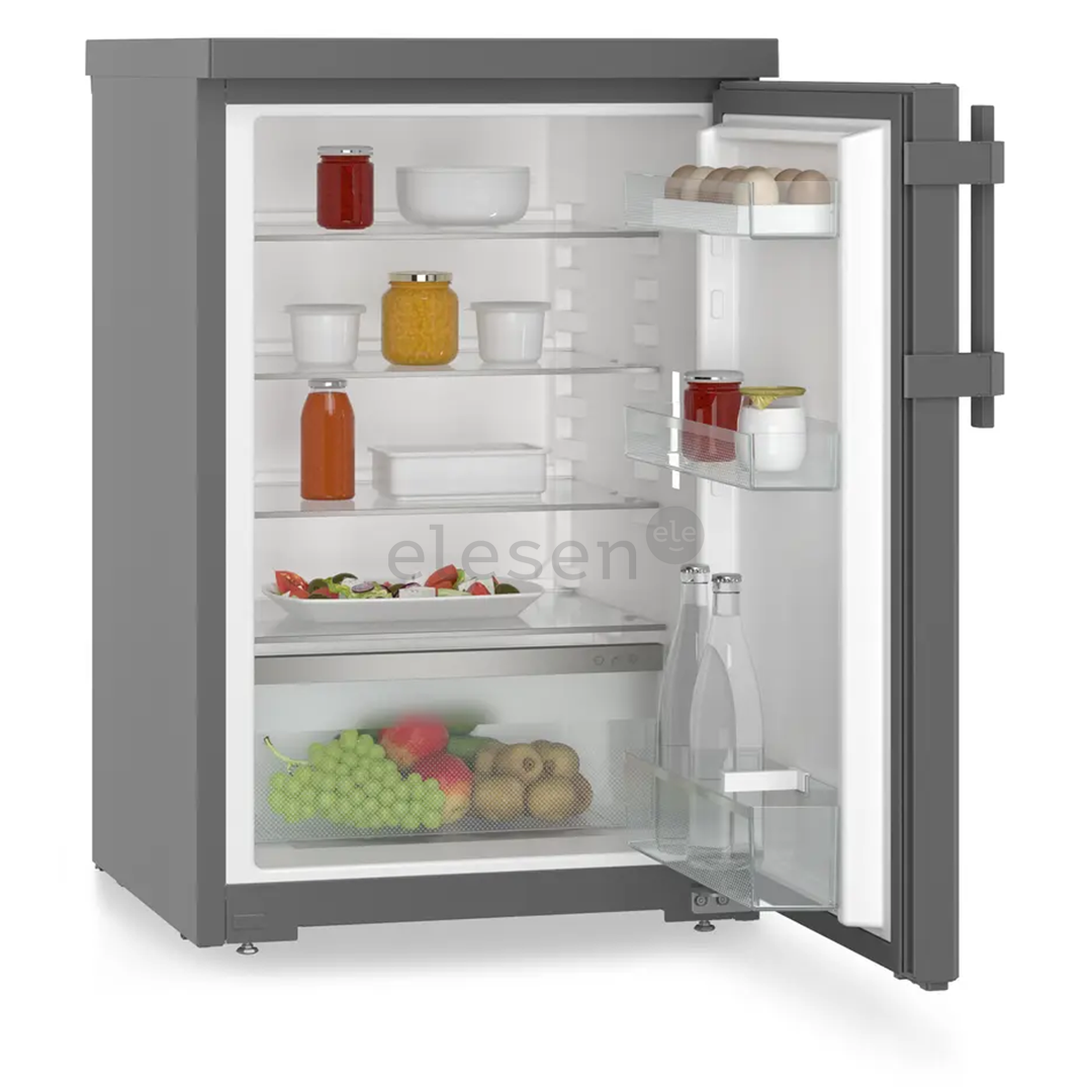 Liebherr, 125 L, aukštis 85 cm, tamsiai pilkas - Šaldytuvas