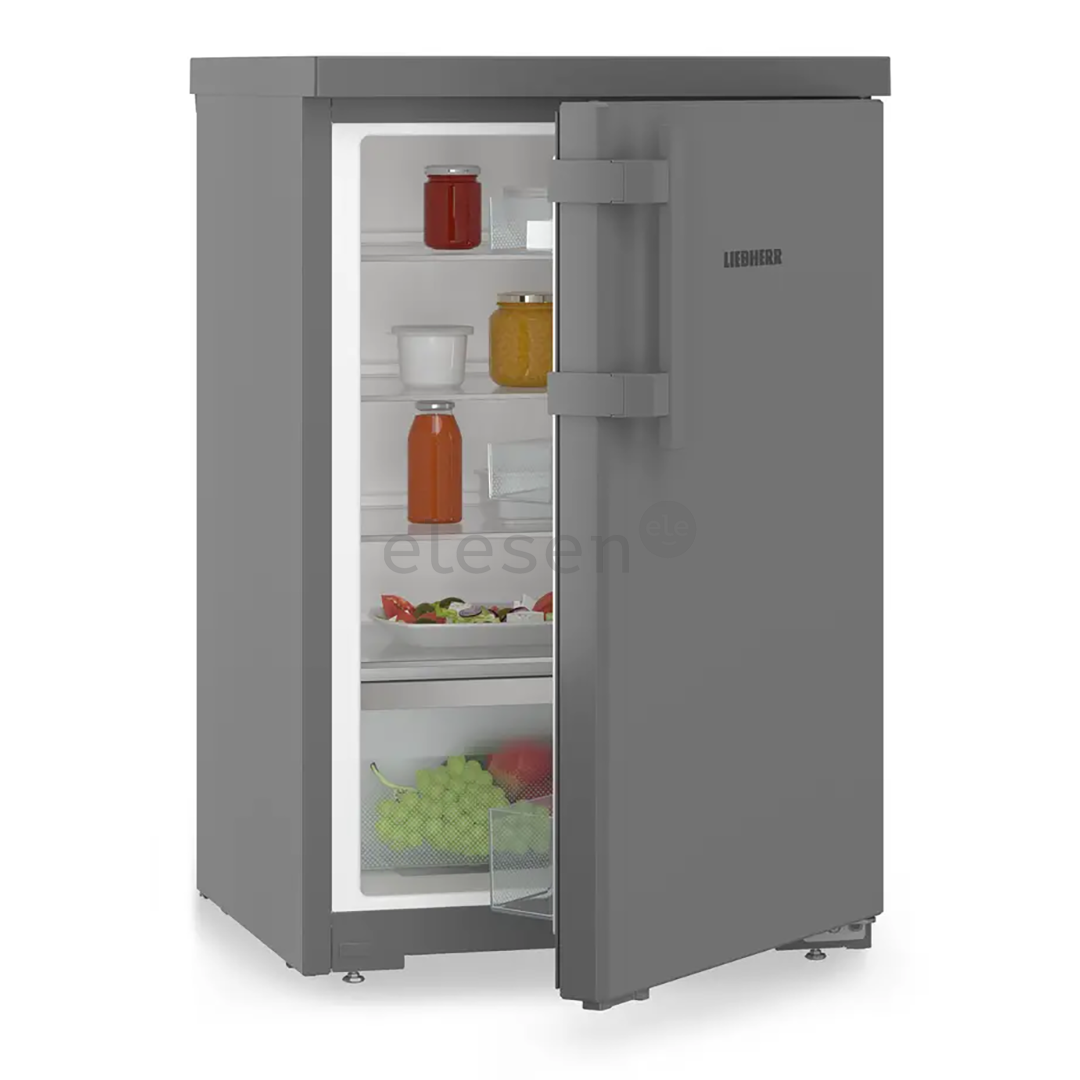 Liebherr, 125 L, aukštis 85 cm, tamsiai pilkas - Šaldytuvas