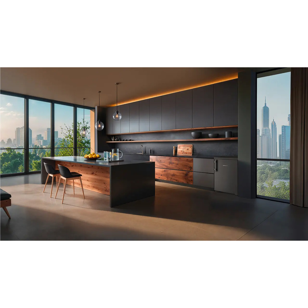 Liebherr, 125 L, aukštis 85 cm, tamsiai pilkas - Šaldytuvas